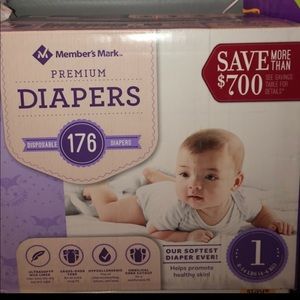 Members Mark Size 1 Diapers